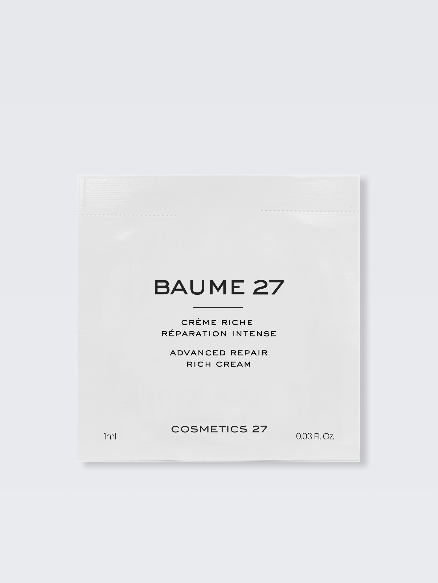 Baume 27 - Échantillons