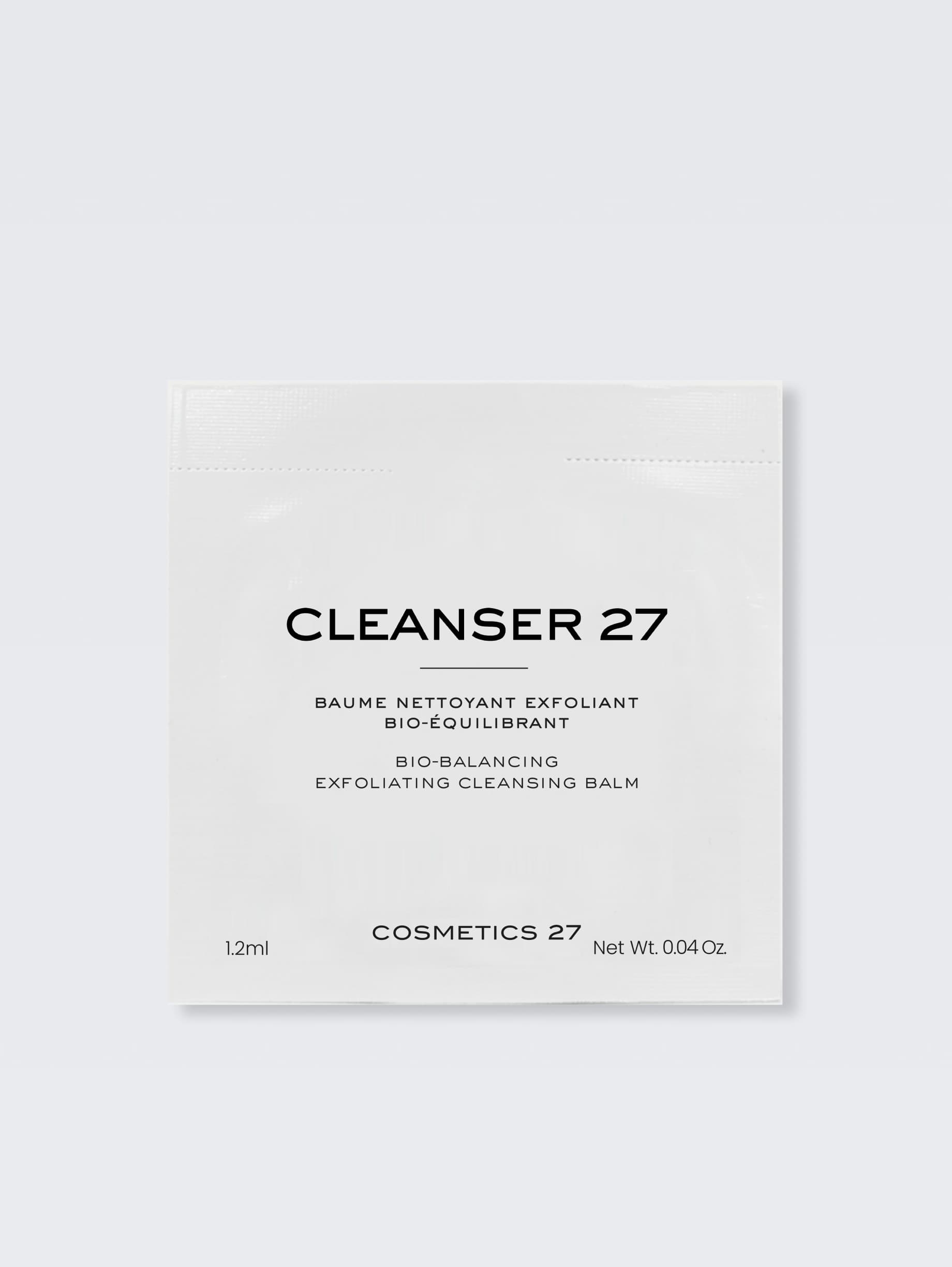 Cleanser 27 - Échantillons